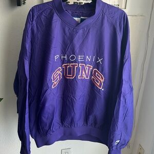 Vintage logo 7 NBA Phoenix Suns pullover windbreaker